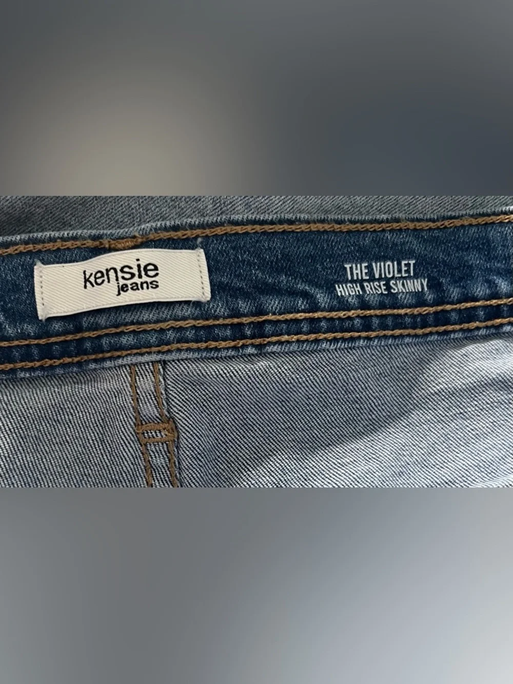 Kensie "The Violet" High Rise Skinny Jeans Size 14/32 Inseam 29” NWT - Picture 5 of 10